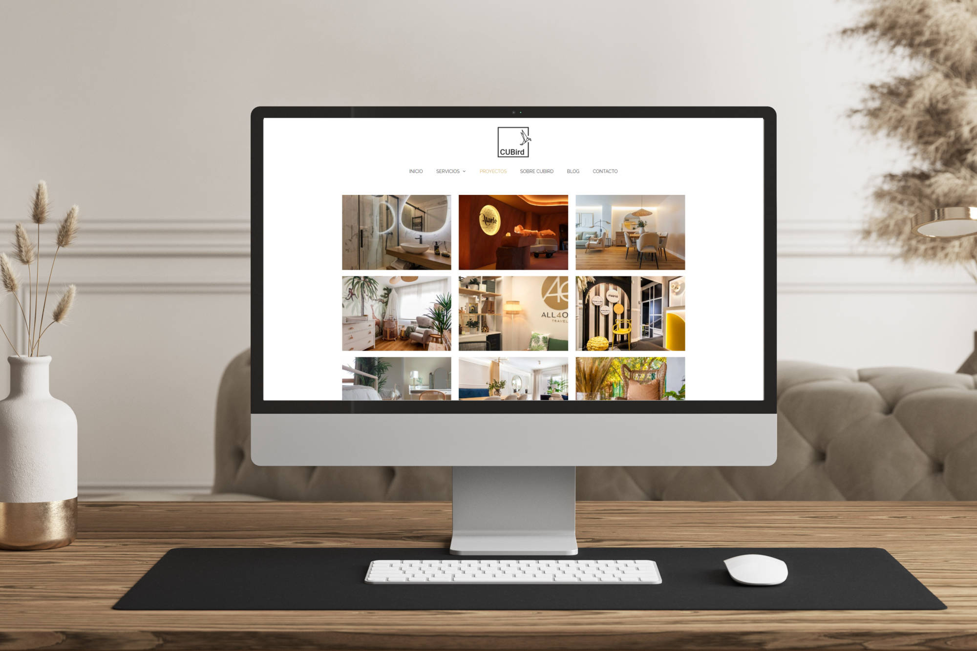 Diseño web interiorismo Madrid Pozuelo