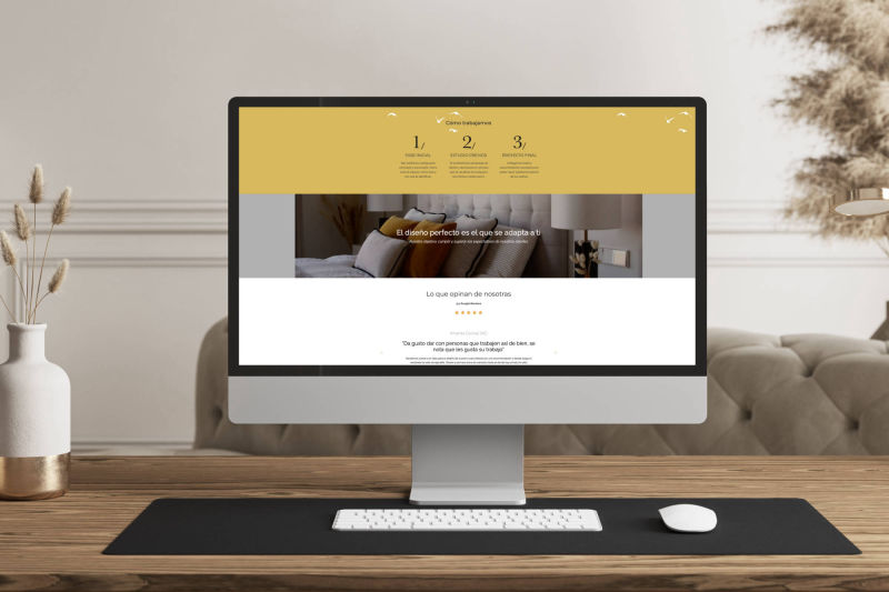 Diseño web interiorismo Madrid Pozuelo