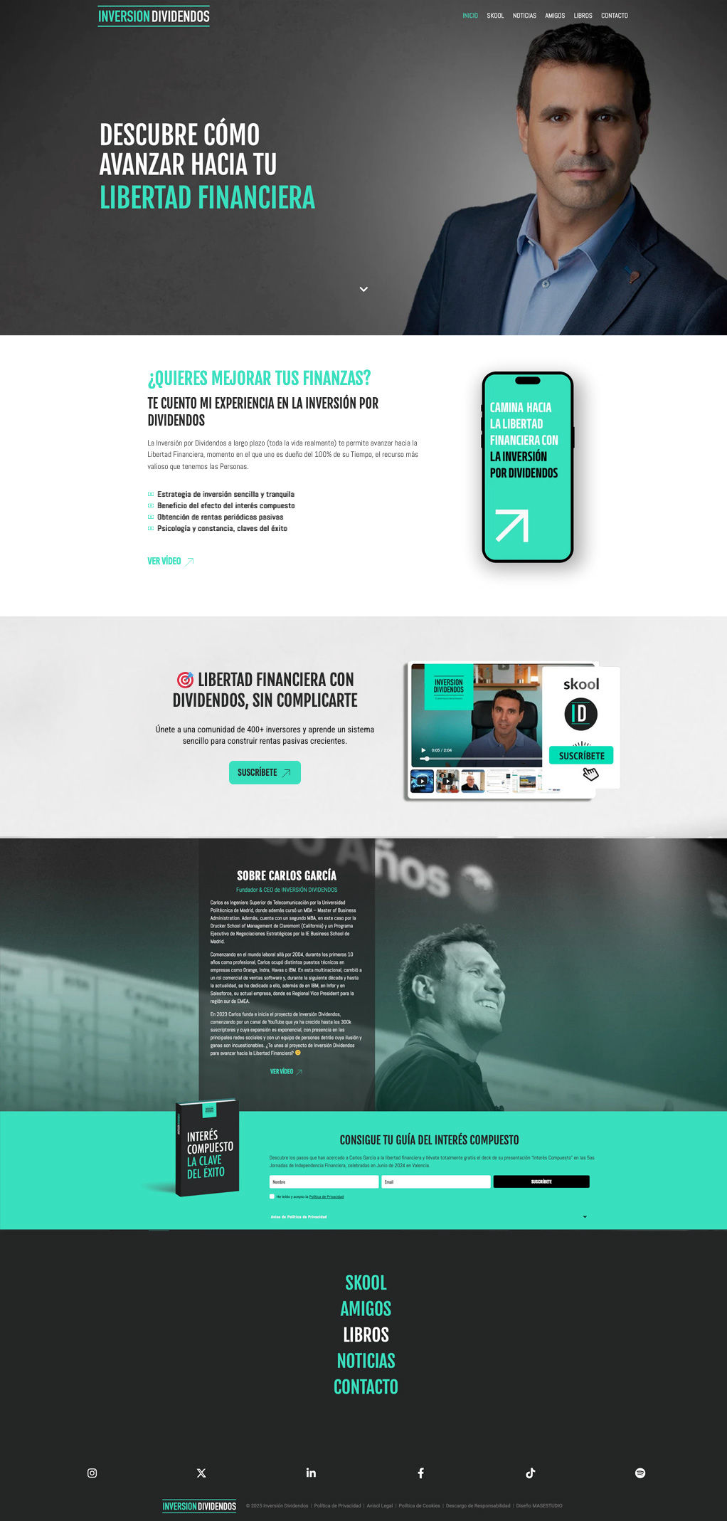Diseño web sencillo y funcional, minimalista. Pozuelo
